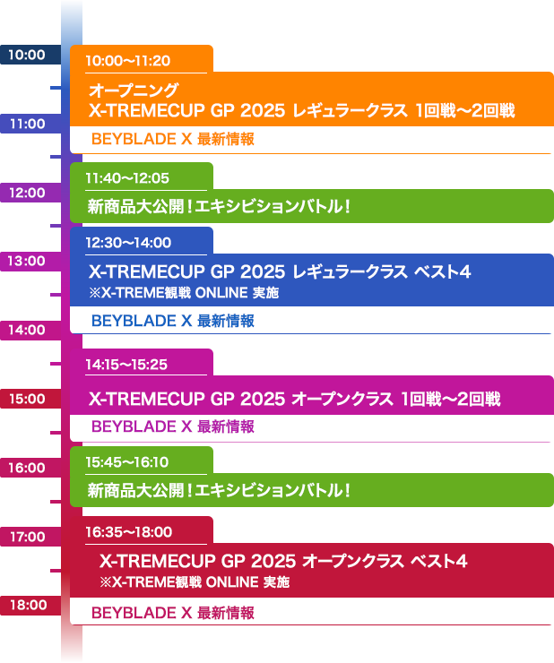 ステージスケジュール