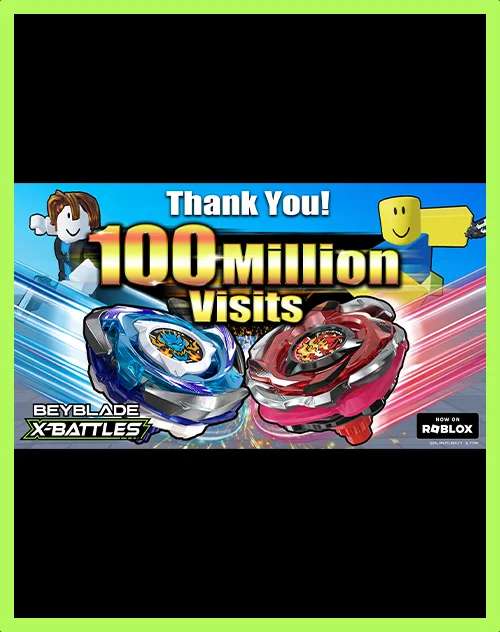【訪問数1億を突破】BEYBLADE X 公式Robloxタイトル「BEYBLADE X-BATTLES」