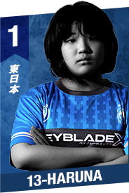 レギュラークラス 東日本1位 13-ハルナ