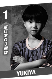 東日本G3選抜1位 ゆきや